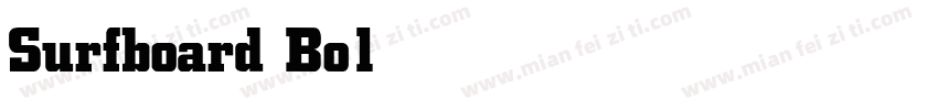 Surfboard Bold字体转换